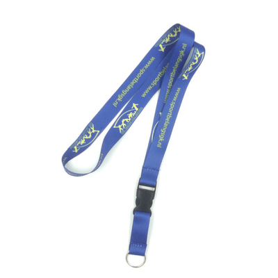 China Blue Dye Sublimation Lanyard With Clip Cool Printing For Company Brand supplier