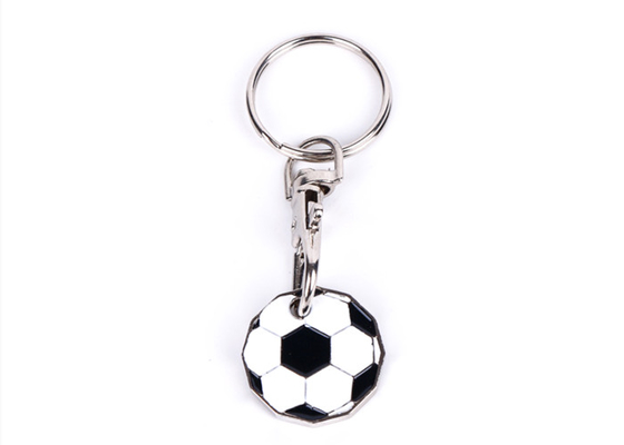 China Zinc Alloy Personalized Metal Keychains 20mm Diameter 2mm Thickness supplier