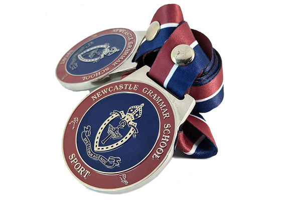 China Customized Logo Custom Award Medals / Zinc Alloy Soft Enamel Copper Medal supplier