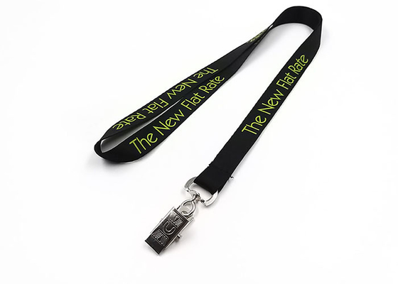 China Exhibition Use Imprinted Nylon Lanyards Pantone Color For ID Card Holder supplier