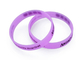 Buy custom glow in the dark silicone wristband with green/blue/red light supplier