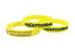 Custom logo Rubber Wristband Silicone Bracelet Two Sides Color SIlicone Wristband supplier
