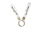 White Soft PVC Keychains Customized Size Colorful Design Hog Toughness supplier