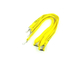 Polyester Yellow Individual Custom Lanyards , Custom Name Lanyard For Exhibition supplier