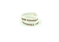 Logo Infilled Silicone Sports Bracelets , White / Brown Silicone Rubber Bands supplier
