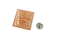 30x30mm Custom Enamel Pin Badges Butterfly Clutch Sandblasting Or Double Side Design supplier