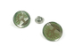 Round Metal Custom Made Enamel Badges Bright Silver Plating Aluminum Alloy Material supplier