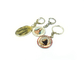 Religious Style Promotional Metal Keychains , Epoxy Gold Metal Key Ring supplier