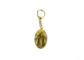 Religious Style Promotional Metal Keychains , Epoxy Gold Metal Key Ring supplier