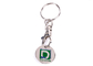 Zinc Alloy Personalized Metal Keychains 20mm Diameter 2mm Thickness supplier