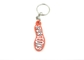 Irregular Shape 2D Soft PVC Keychains 50x15x2mm For Brand Promotion supplier