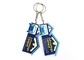 Personalized House Shape Soft PVC Keychains Eco - Friendly Washable Fade Proof supplier