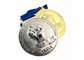 Customized Logo Custom Award Medals / Zinc Alloy Soft Enamel Copper Medal supplier