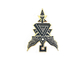 Custom Anime Metal Initial Badge Enamel Lapel Pins Brooches Die Casting Process supplier