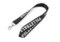 Black Nylon Material Custom Business Lanyards With Full Color Printing supplier