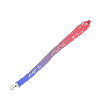 Free Design Artwork Dye Sublimated Lanyards For Camping Trade Show Exhibition Event supplier