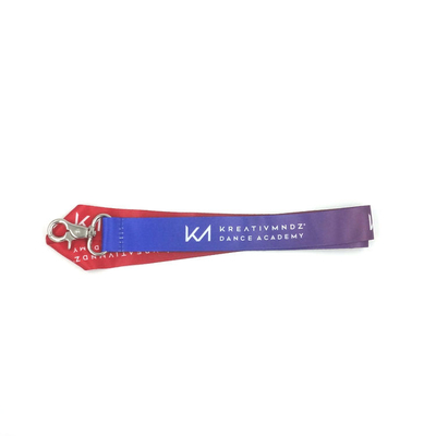Free Design Artwork Dye Sublimated Lanyards For Camping Trade Show Exhibition Event supplier