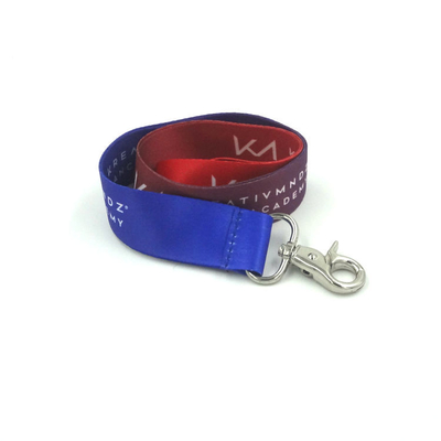 Free Design Artwork Dye Sublimated Lanyards For Camping Trade Show Exhibition Event supplier