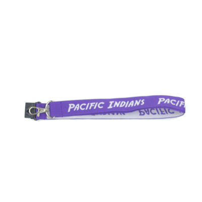 Sublimation Printing Logo Woven Neck Lanyards Free Artwork Services With Clip supplier