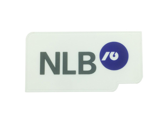 Washable Custom Made Pvc Patches , Self - Adhesive Pvc Logo Patch Fade - Proof supplier