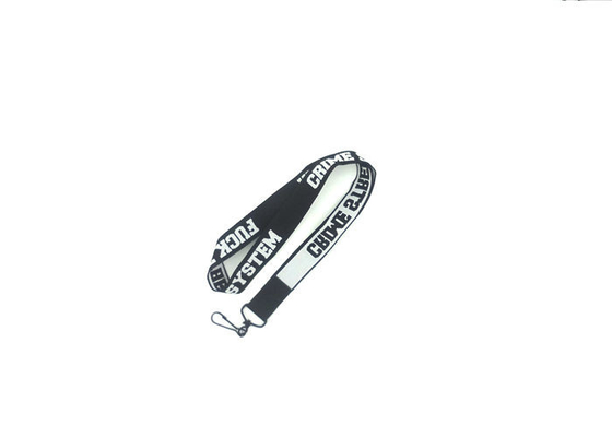 Exhibition Use Woven Neck Lanyards Mobile Phone Pouch Lanyard With Logo Custom supplier