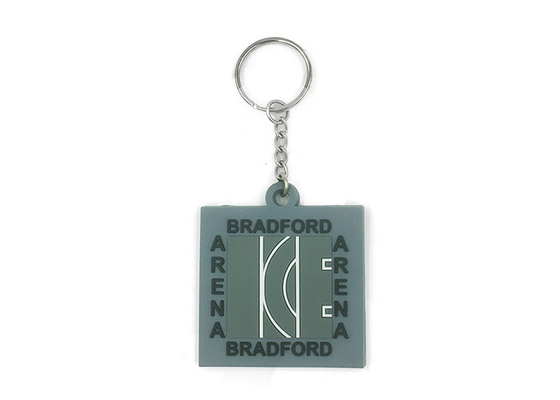 Custom Anime Soft PVC Keychains Metal Ring Material Comfortable To Carry supplier