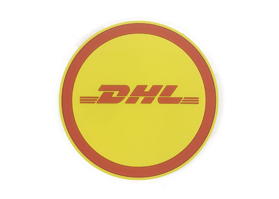 Bar Promotional Pvc Coasters Round Or Customized Shape CMYK Color For Decoration supplier