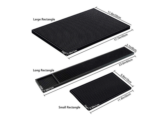 Whiskey Waterproof Rubber Backed Bar Mats Available With Your Own Bespoke Design supplier