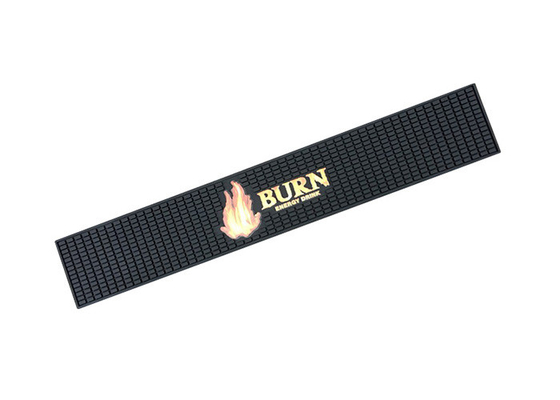 Black Anti Slip Beer Soft PVC Bar Mat Pantone Color No Odor Non Fading supplier