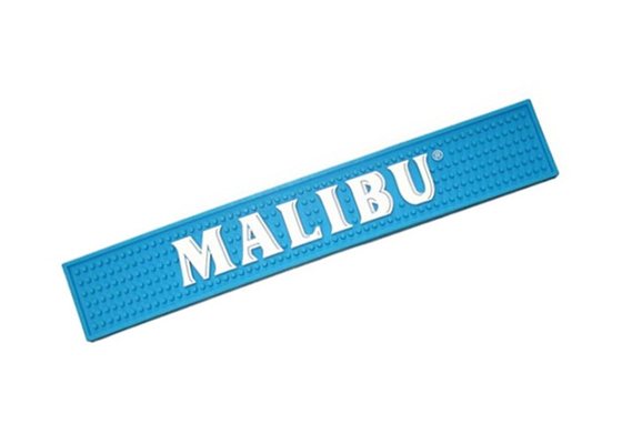 Beer Whiskey Kitchen Soft PVC Bar Mat Customized Size Good Touching Feeling supplier