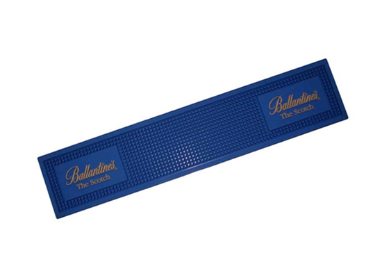 Beer Whiskey Kitchen Soft PVC Bar Mat Customized Size Good Touching Feeling supplier