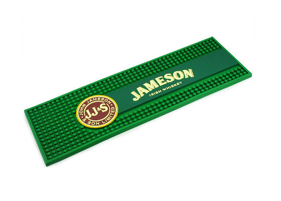 Beer Whiskey Kitchen Soft PVC Bar Mat Customized Size Good Touching Feeling supplier