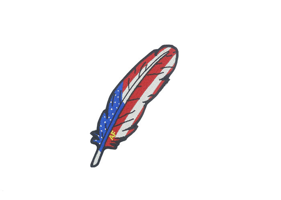 Leaf Shape Custom Embroidered Sew On Patches For Commemorative Events supplier