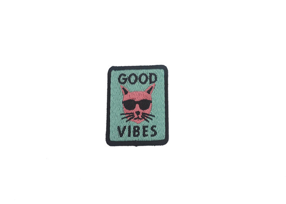 Cartoon Embroidered Logo Patches , Colorful Fashion Embroidered Patches supplier