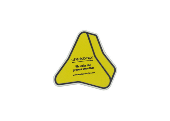 Reusable Round Custom Soft PVC Coasters For Business Gifts 10cm Diameter supplier