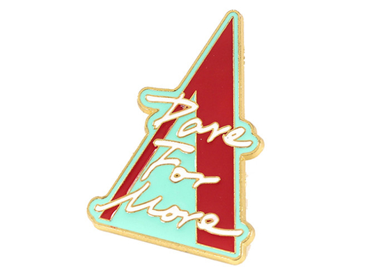 Golden Brooches Soft Enamel Plated Lapel Badge Pins For Promotional Gift supplier