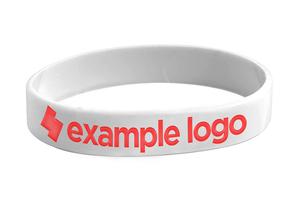 Luxury Soft Printed Silicone Wristbands For Men Standard Size supplier