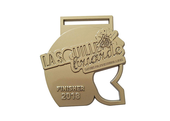 Custom Shape Gold Plated 3D Blank Award Medals Thickness 0.5~3.0mm supplier
