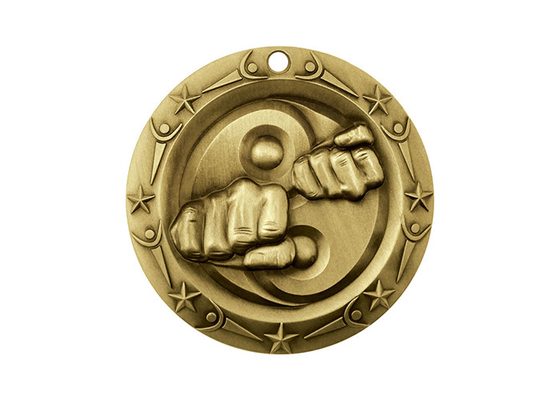 Competitions Badges Custom Award Medals For Meeting CMYK Printed Logo supplier