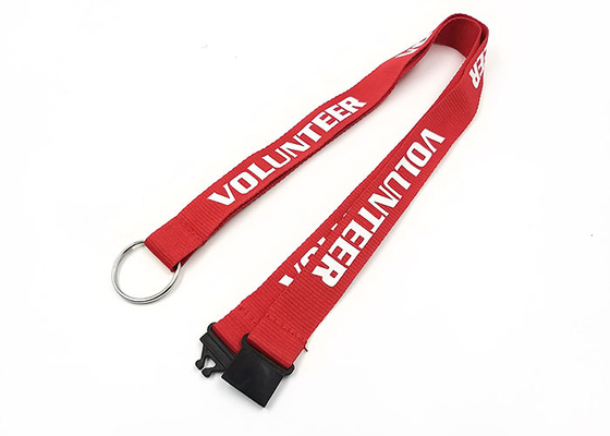 Custom Size Custom Printed Lanyards , Polyester Custom Logo Lanyards supplier