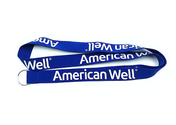 0.6mm To 2.5mm Thickness Imprint Polyester Lanyards Strap For ID Card Holder supplier